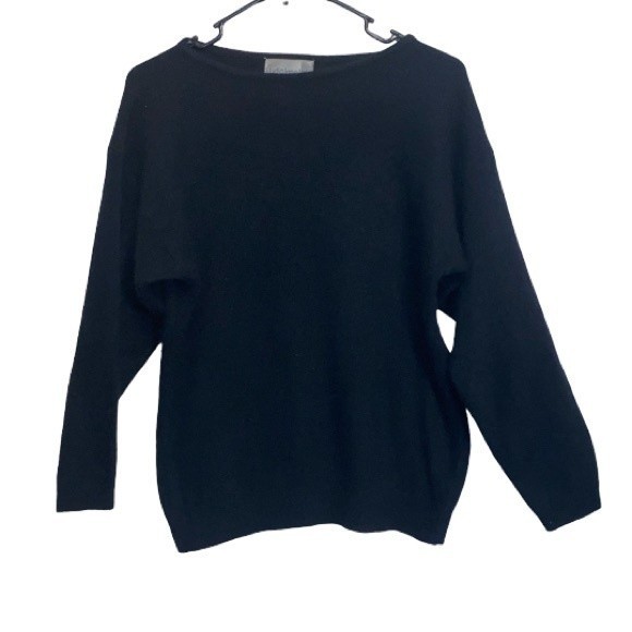 Vintage Lydia Jane Ltd Sweater Lambswool and Angora Classic and Timeless Black M - Picture 8 of 14